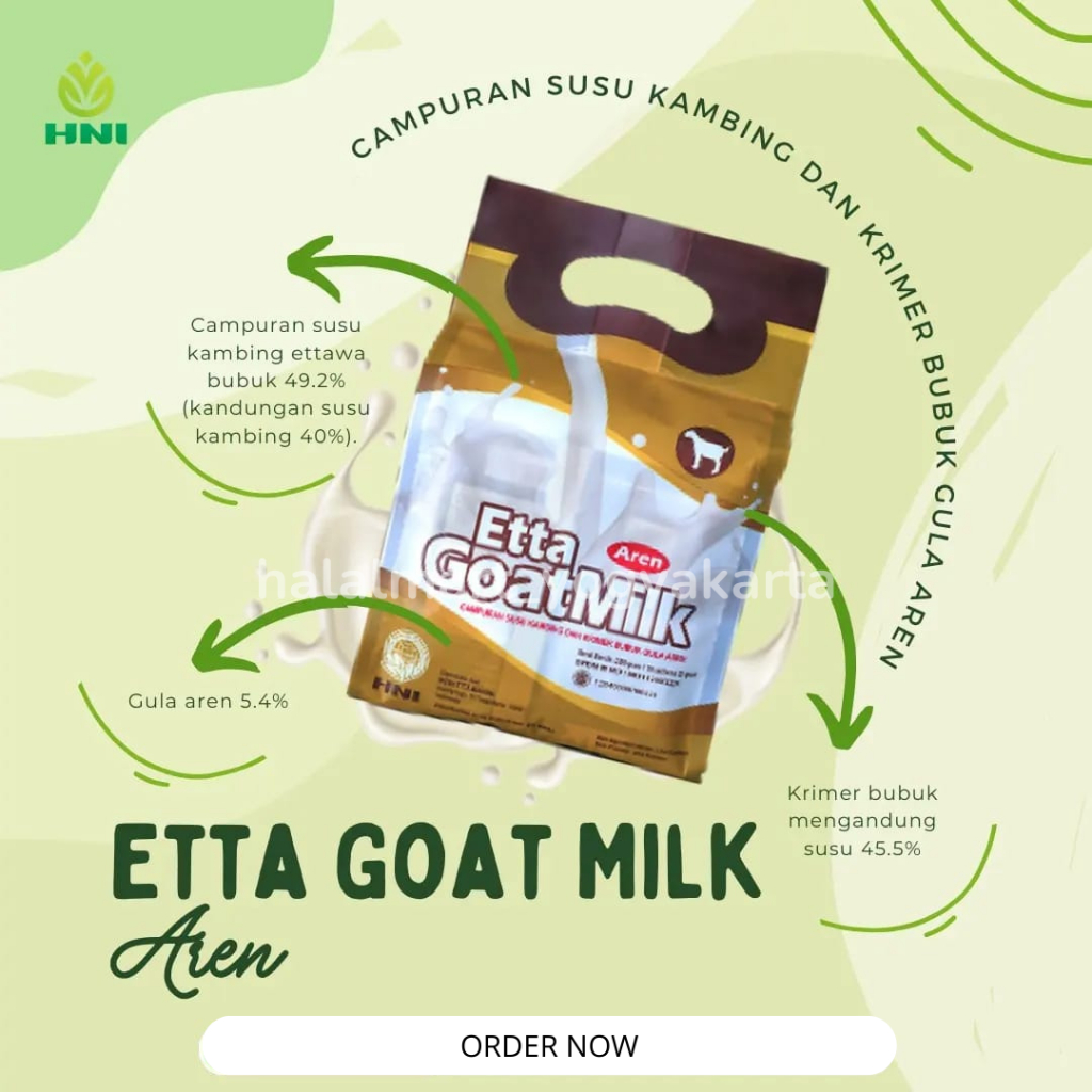 

MENCEGAH DIABETES - SUSU KAMBING ETTAWA ETTA GOAT MILK AREN