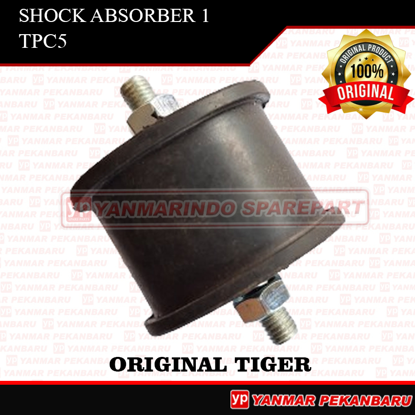 TPC5 Karet Mounting Stamper Kodok Shock Absorber Plate Compactor TIGER TPC 5 ORIGINAL