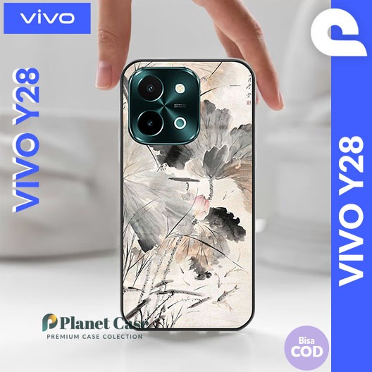 Case Vivo Y28 Casing Pelindung Body dan Kamera Vivo Y28 Softcase Karakter Y28 Silikon Protection Viv