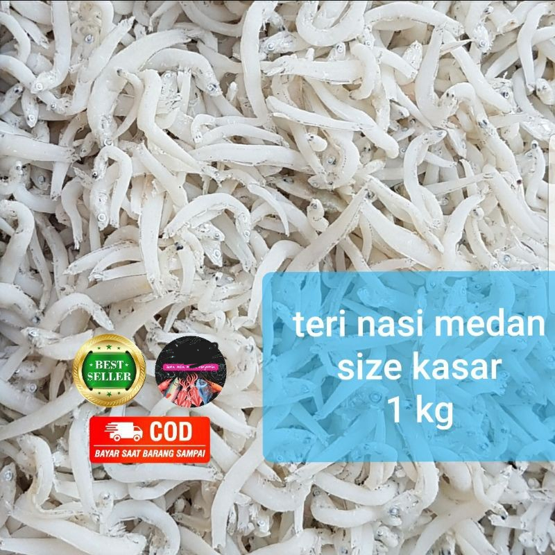 

Ikan Asin Teri Nasi Medan / tn putih / size jumbo 1kg