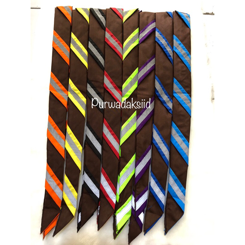 SCRAF PRAMUKA COKLAT  SCRAFT PRAMUKA / SYAL PRAMUKA SPOTLIGHT KAIN JUMPING PREMIUM - SCRAF PRAMUKA T