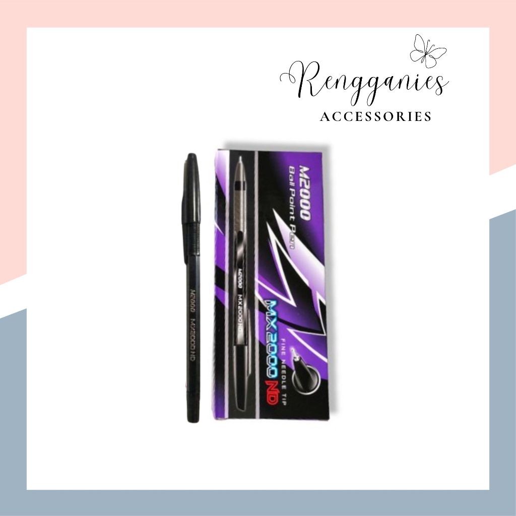 

Pulpen / Bolpoin Hitam M 2000