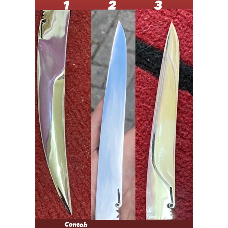 BILAH RAJA BAGALONG RAJA TUMPANG SAKIN PISAWAN KHAS BANJAR PISAU BUAH PISAU DAPUR