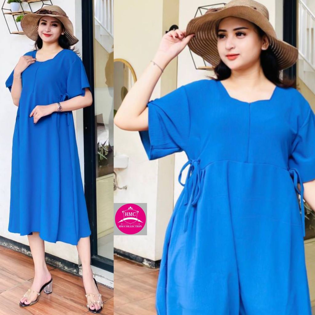 Cibi Daster CRINKLE Airflow Tali Pita JUMBO/Dress Cibi Crinkle Airflow JUMBO