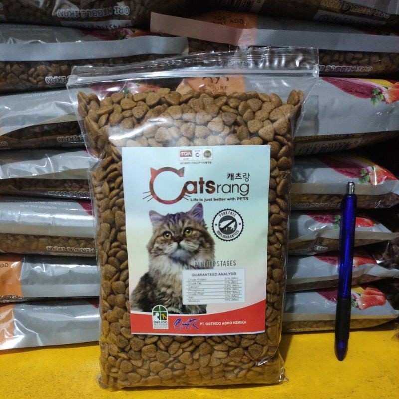 Catsrang All Stages for Adult and Kitten 1 Kg | makanan kucing allstage 1kg