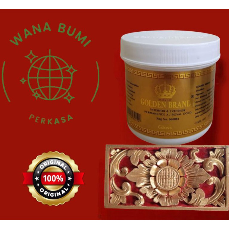 

KODE C49K CAT PRADA EMAS PRADA INGGRIS GOLDEN BRAND Cat water based