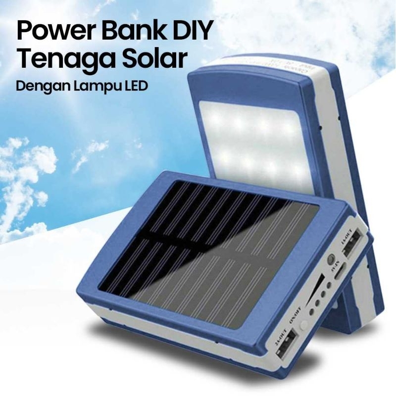 POWER BANK POWER BANK RAKITAN LAMPU SENTER INDIKATOR LED SOLAR CELL SP-505