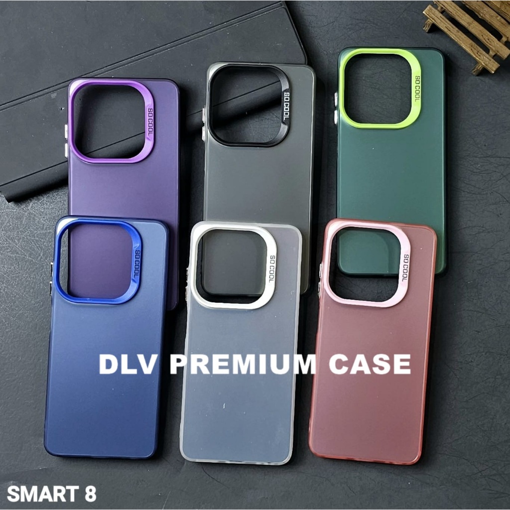 INFINIX SMART 8 INFINIX SMART 8 PRO INFINIX SMART 8 PLUS CASE IMD HYBRID PLATE HOLOGRAM CASE SOCOOL 