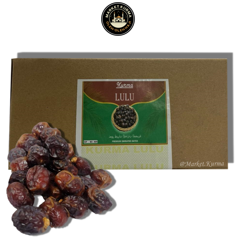 

Kurma Lulu [500gr]/Kurma Date Crown Premium/Kurma LULU Best Quality [KEMASAN DUS COKLAT]
