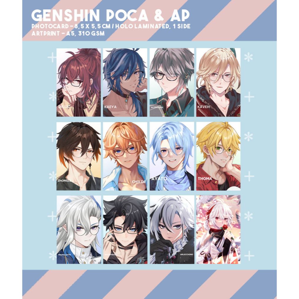 

ARTPRINT POSTCARD A6 GENSHIN IMPACT HSR