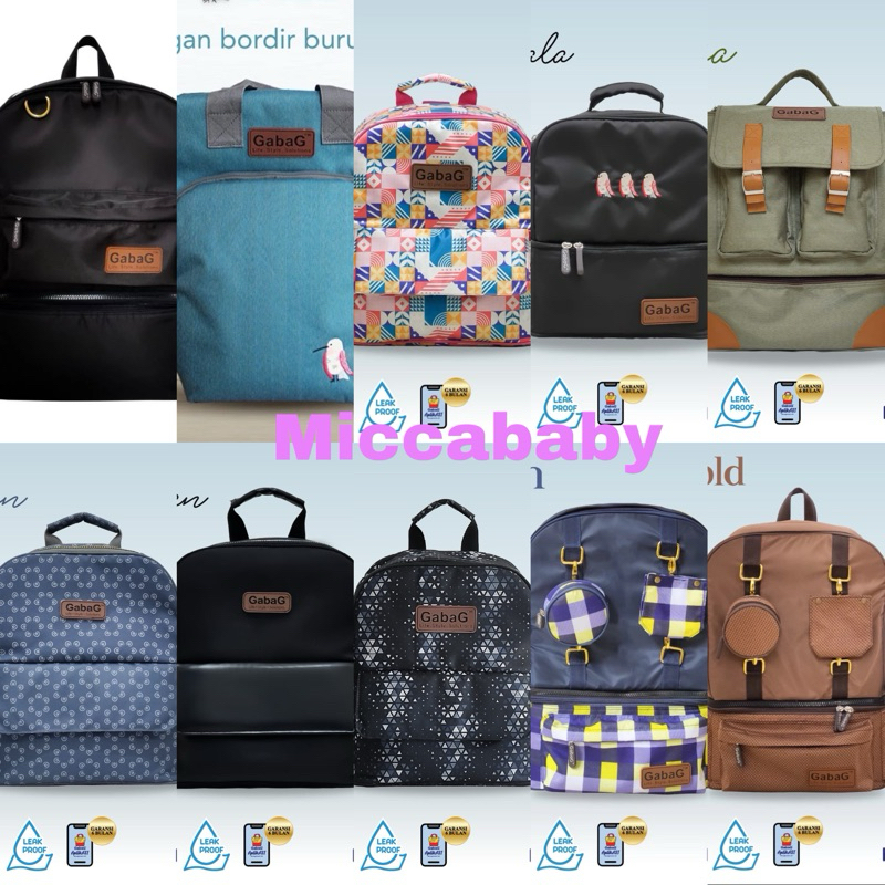 Gabag Executive Series Backpack Cooler Bag Marigold | Aqila | Kinan | Tartan | Damar | Boston | Jarv