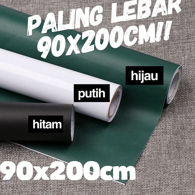 

Stiker Papan tulis Whiteboard Blackboard Spidol Kapur tempel hitam putih hijau 6 x 2 CM 9 X 2 CM