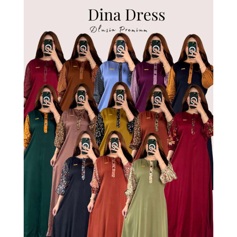 DASTER ARAB DLUSIA DINA ORI DLUSIA HOME DRESS KRKINIAN,LONG DRESS BUSUI FRIENDLY JUMBO DASTER RUMAHA