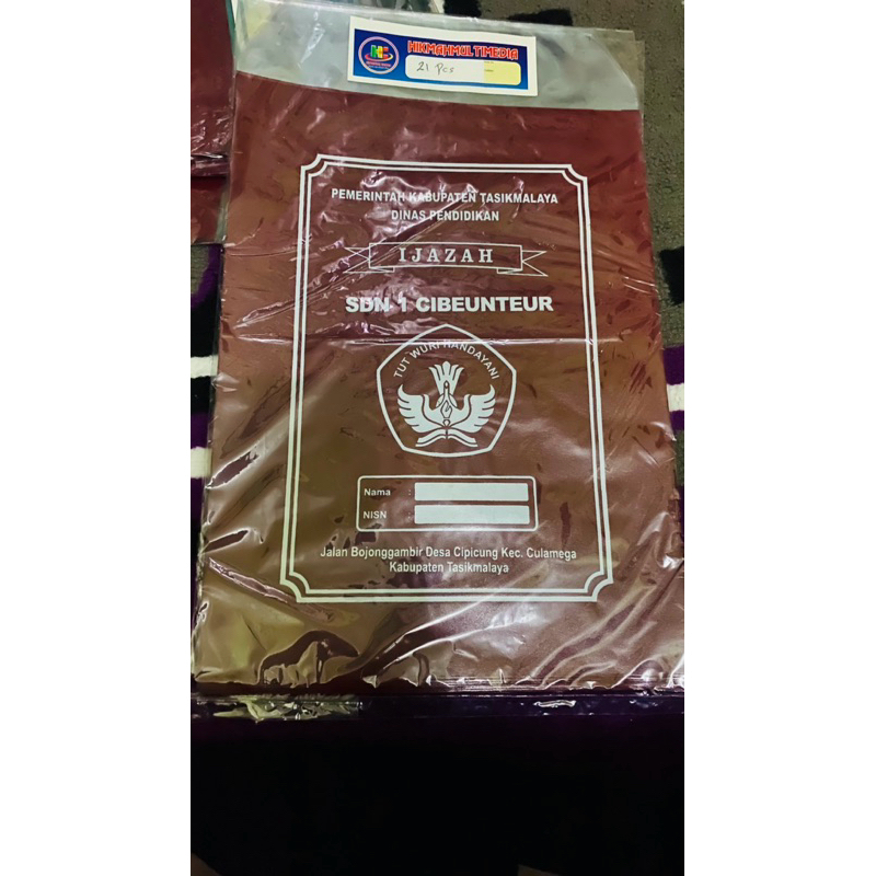 

45 Kantong Ijazah Sablon