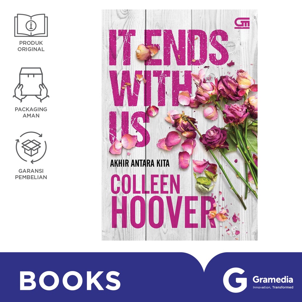 KODE J29Q Novel Akhir Antara Kita It Ends with Us Colleen Hoover