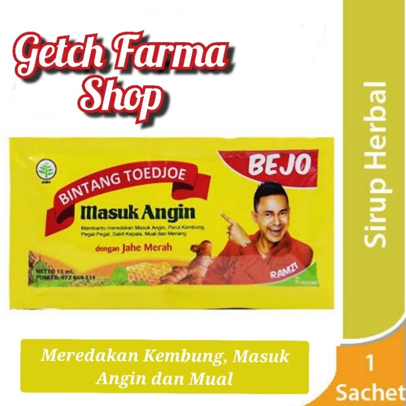 

Bejo Masuk Angin 15 ml 1 Sachet ORIGINAL-BPOM