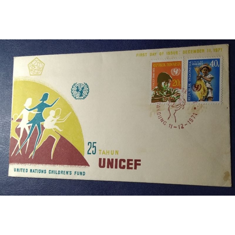 

Sampul Hari Pertama (SHP) 25 Tahun UNICEF Thn 1970