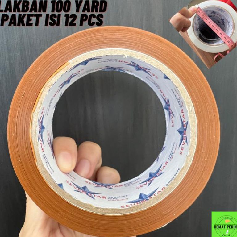

KODE Q93S Lakban 1 yard paket isi 12 pcs