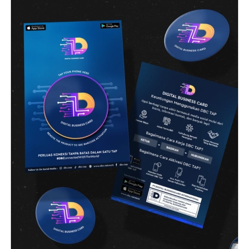 

Kartu Nama Digital DBC Tap (Retail)