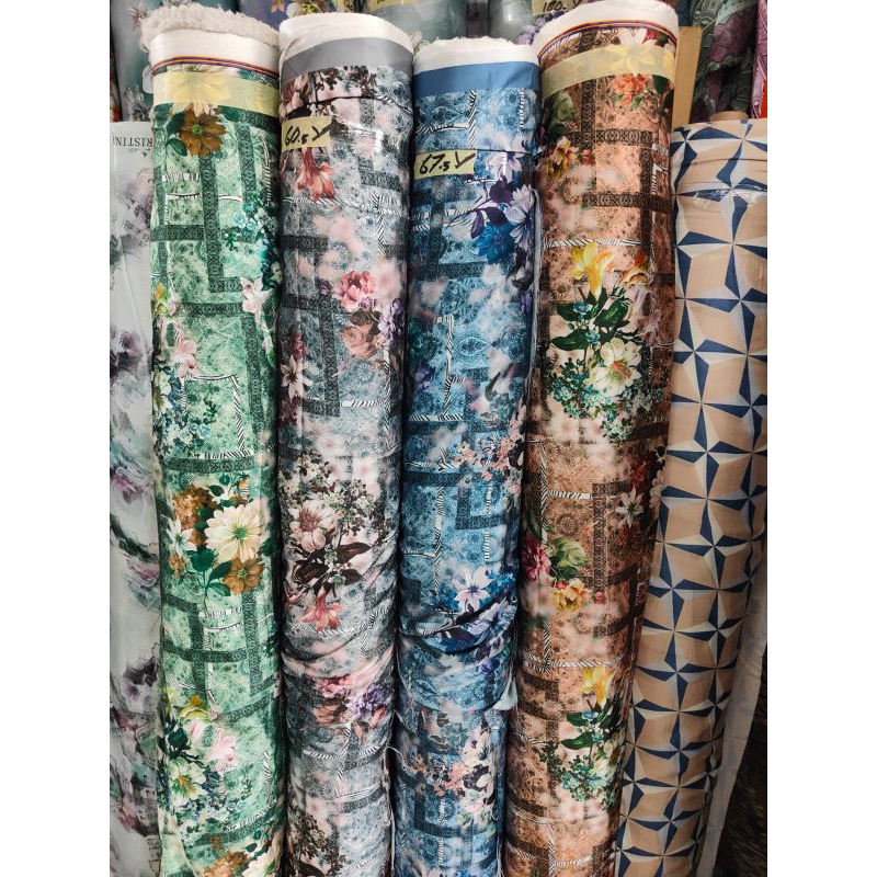 Armani silk motif abstrak - bella silk Armani motif|| harga tertera 0, 5m