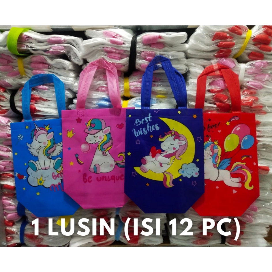 

Mewah 1 Lusin isi 12 pcs Tas Spunbond Laminasi 21x22x11 Lipat Samping standing Tas Serba a