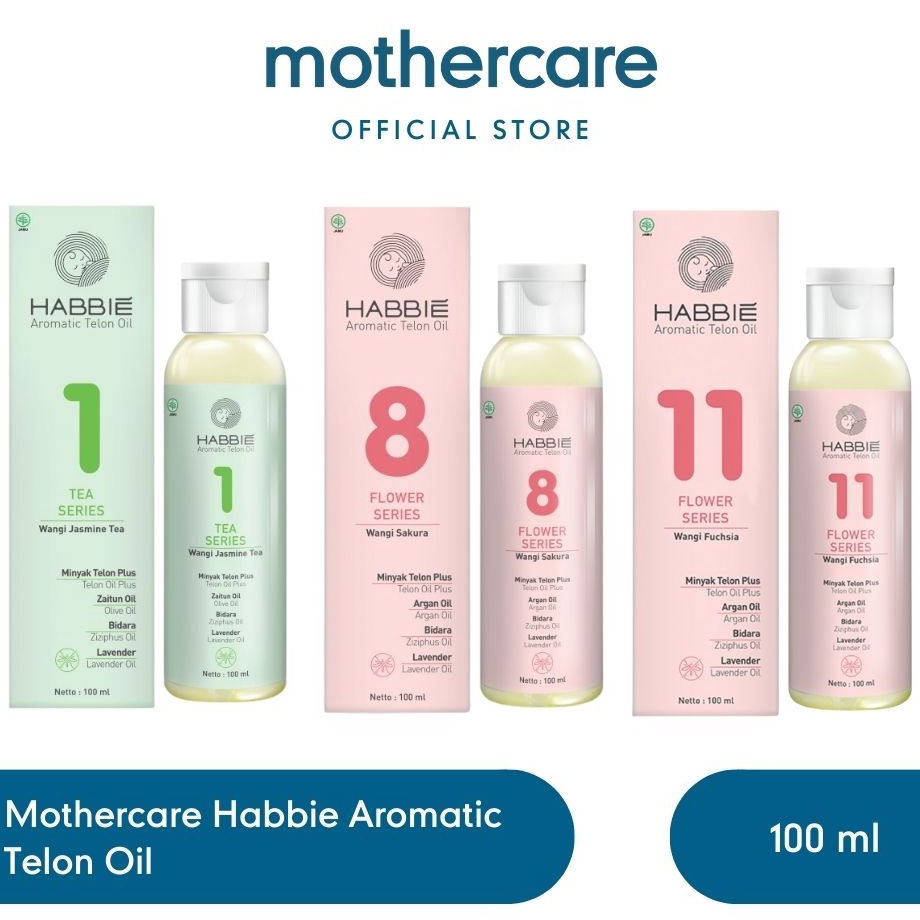 

Mothercare Habbie Aromatic Telon Oil 1ml Minyak Telon Bayi