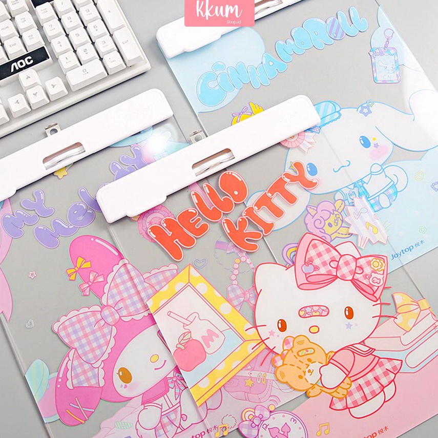 

KODE N65H A4 papan jalan akrilik sanrio Clipboard test board papan ujian RESMI SANRIO