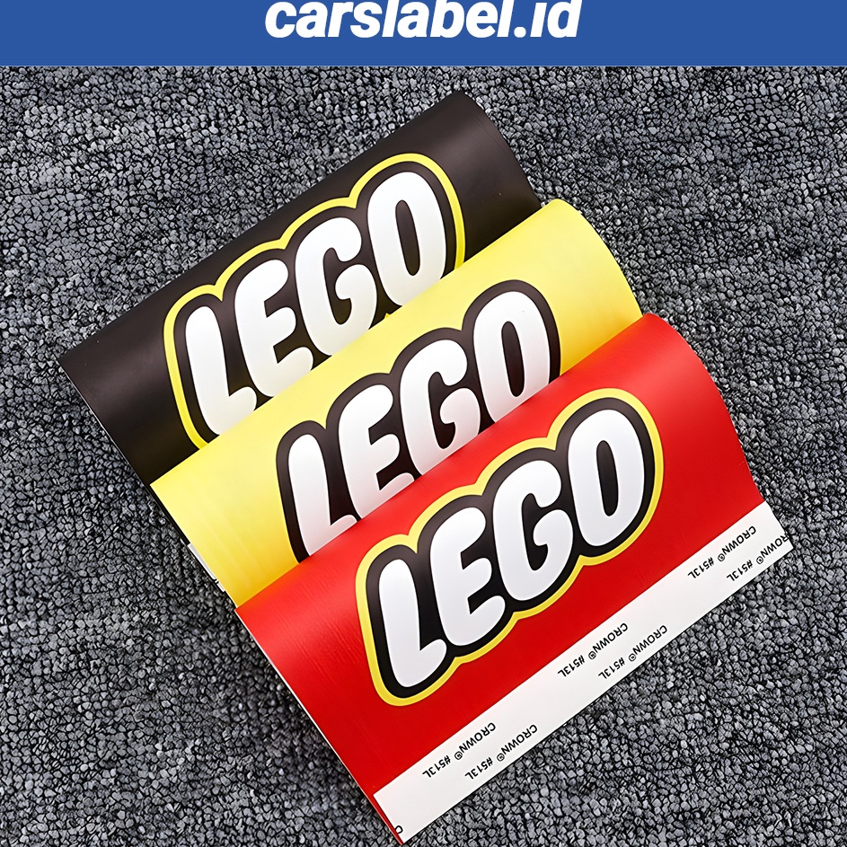 

LEGO Label Tag Mobil Variasi Penutup Pintu Bagasi Hiasan Stiker Lego Mobil Viral