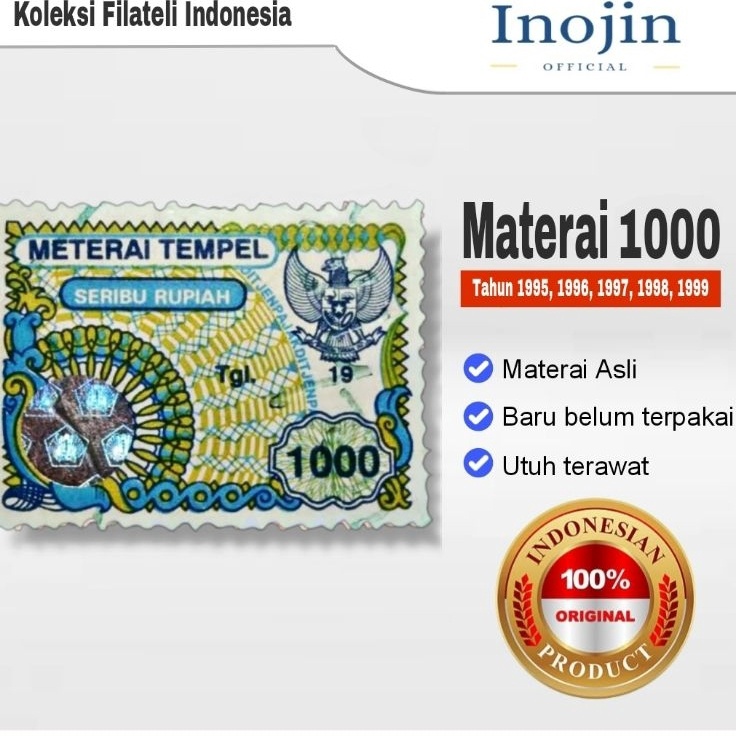 

Materai 1 Tahun 1996 1997 1998 1999 Matrai Tempel Lama Asli Original Pos