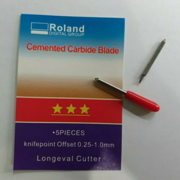 

Mata Pisau Cutting Jinka Roland Blade 45 degree tutup merah