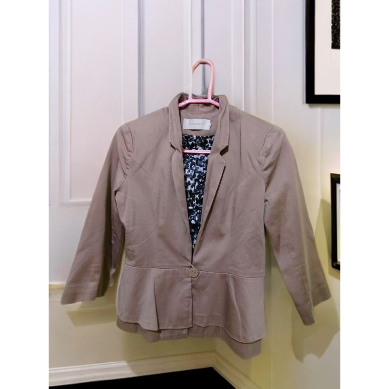 ACCENT Blazer coklat