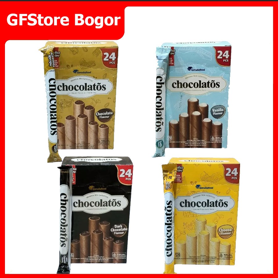 

Chocolatos Long Stick Wafer Roll All Varian [24 pcs/box]