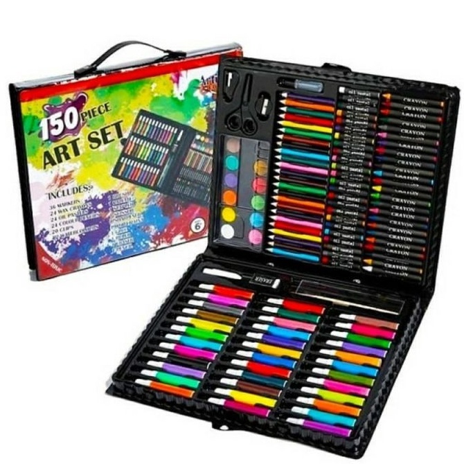 

Crayon Set 15 pcs Krayon Set Art Set Perlengkapan Menggambar