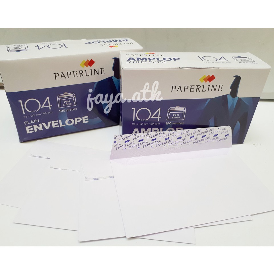 

Amplop Putih 14 Uk 95 X 152 Mm Paperline