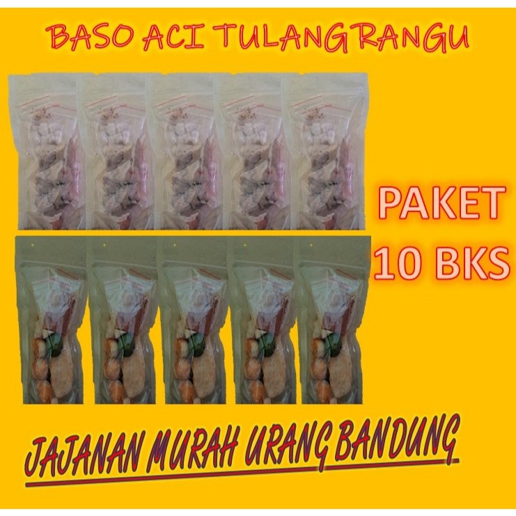 

Baso Aci Tulang Rangu Paket Usaha Super Murah Meriah