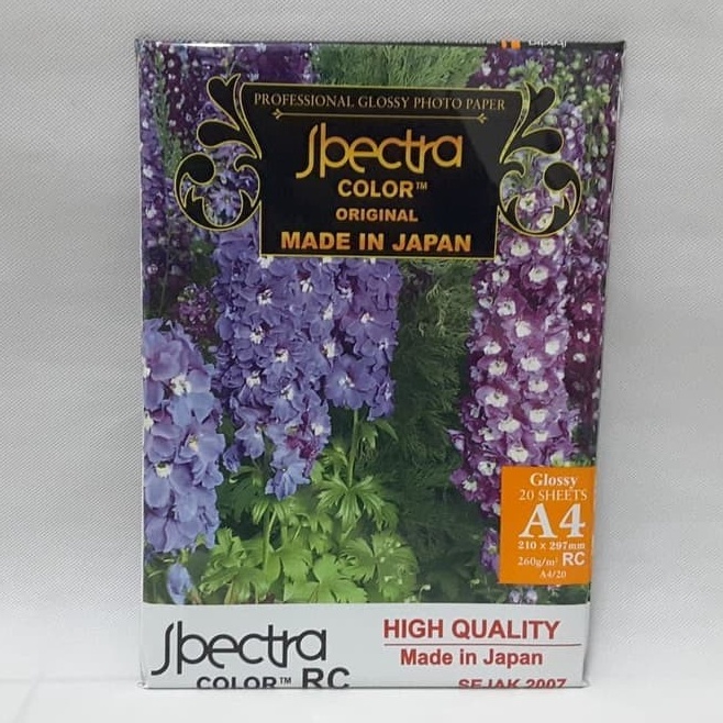 

Paling Popular kes foto paper profesional glossy 26 gram spectra