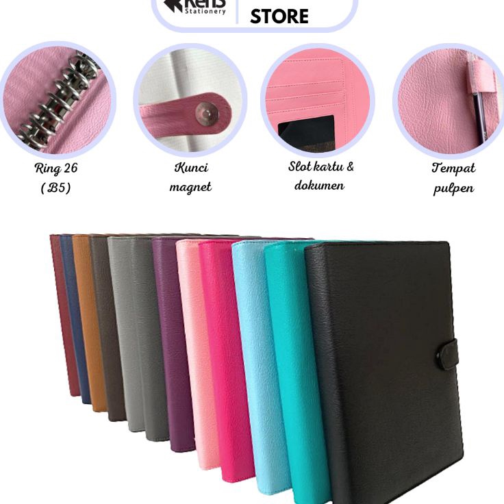 

Kirim Sekarang Binder Polos Ekslusif B5 Ring 26 Agenda B5 Polos Ring 26 Binder Organizer B5 Berkualitas dan terlaris