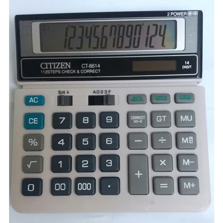

Kalkulator Dagang 14 Digit Citizen CT8614