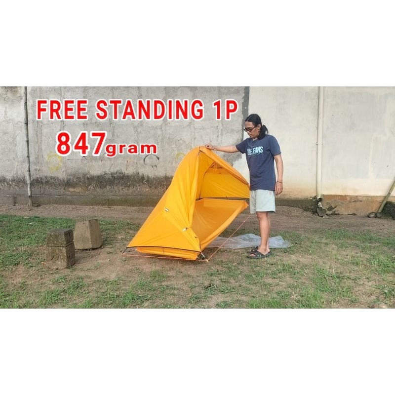 tenda 1p ultralight free standing bukan tarp tent naturehike second