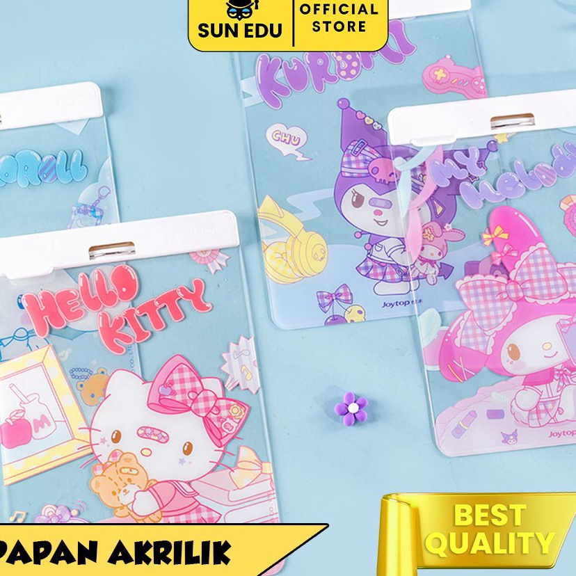 

Mewah A4 papan jalan akrilik sanrio Clipboard test board papan ujian