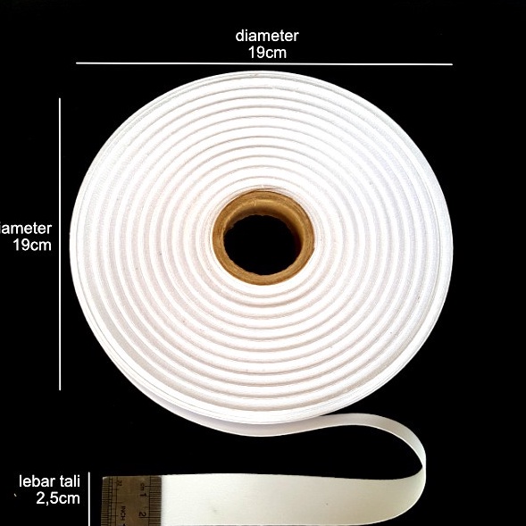 

Bahan Tali Tissue 25cm Lanyard Id Card Roll Bahan Tali Pita Tisue ID Card Sublim Printing Gantungan Id Card Tisu 25cm