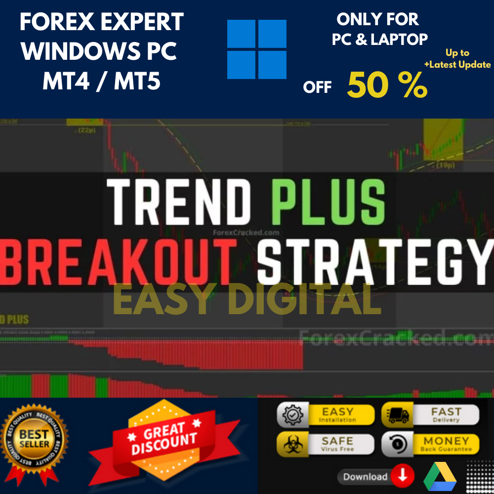 High Akurasi  Magic Indicator MT4 Trend Plus Breakout System Strategy Forex XAU Crypto
