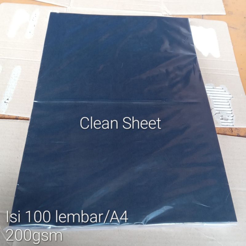 

Kertas buffalo warna hitam A4 200gsm