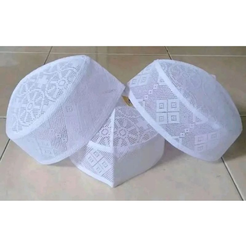Peci Jaring,Kopiyah Jaring,Peci Putih Peci Hitam,Songkok Jaring
