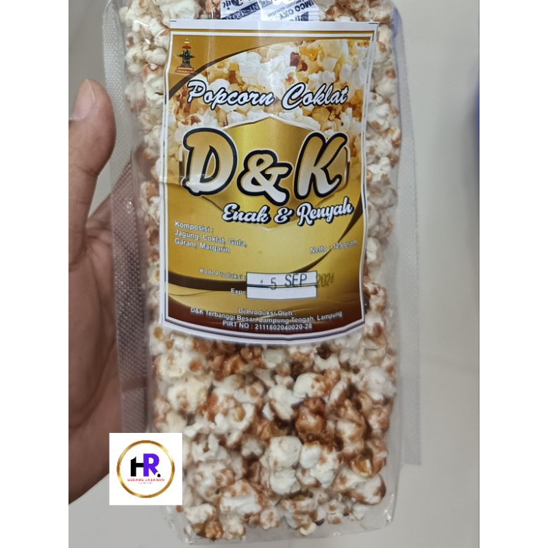 

popcorn rasa coklat