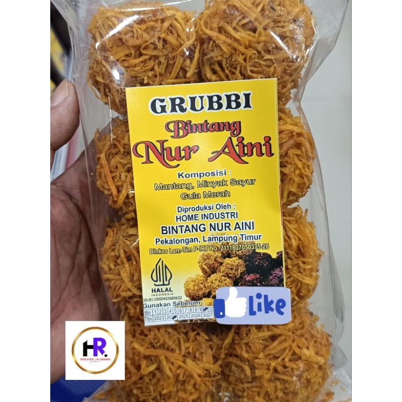 

cemilan grubi kuning gurih