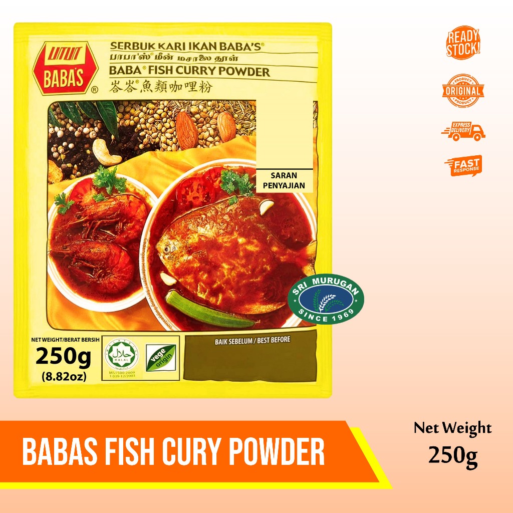 

BABAS FISH CURY POWDER 250G