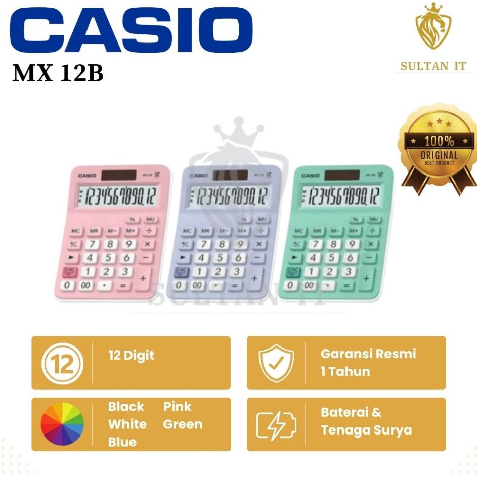 

Super Promo Kalkulator Casio MX12B Original