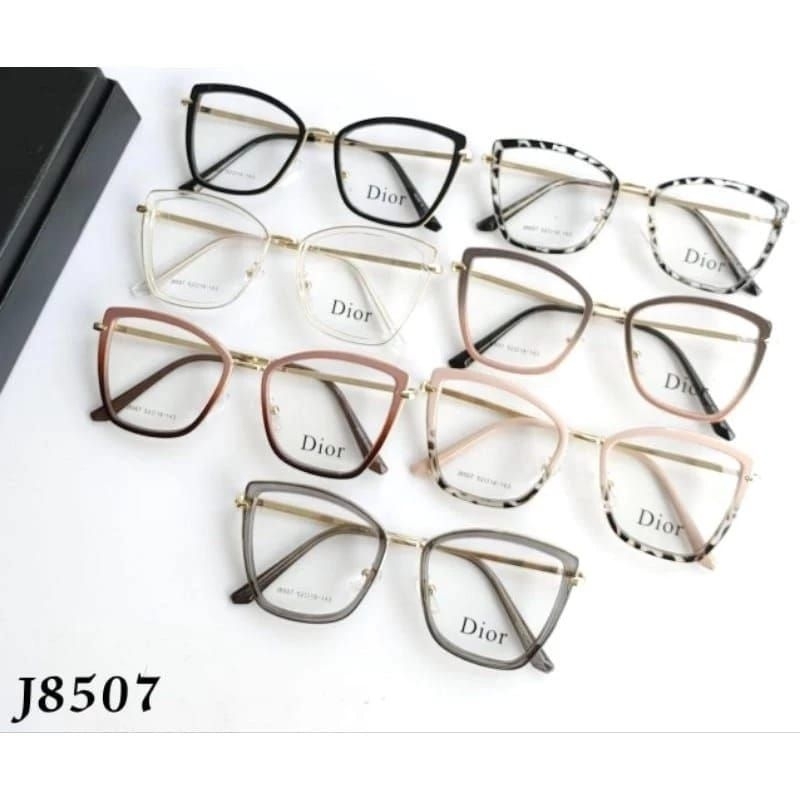 FRAME KOTAK CAT EYE KACAMATA WANITA KACAMATA ANTIRADIASI