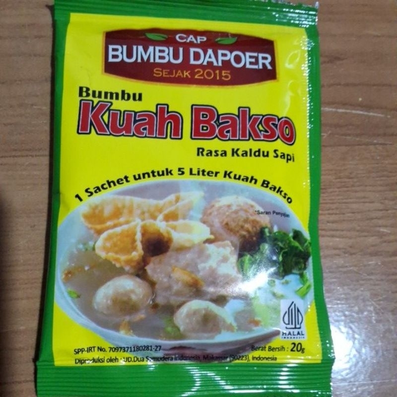 

Bumbu Bakso Sachet @20 gram